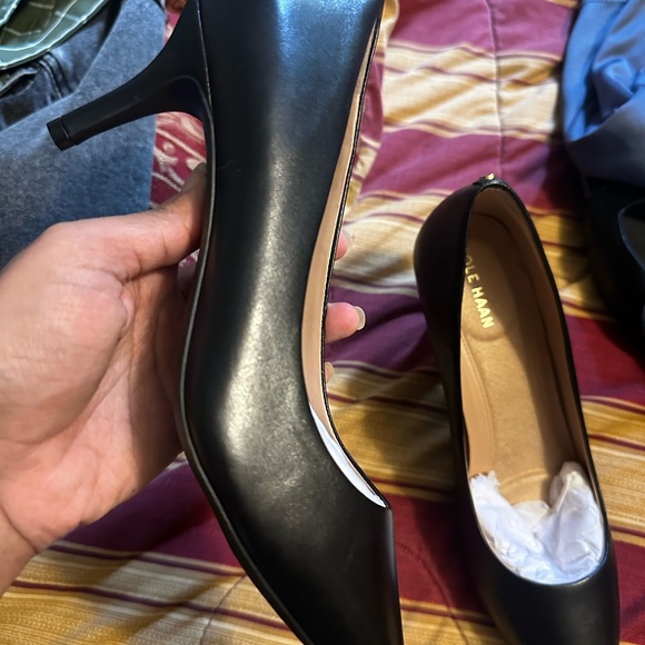 Cole Haan Women's Classic Black Heels - Picture 2 of 6